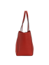 Medium Sling Tote, &pound;450, Handbags, Red, Leather, Bottom view